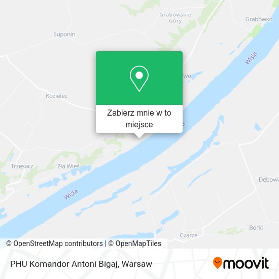 Mapa PHU Komandor Antoni Bigaj