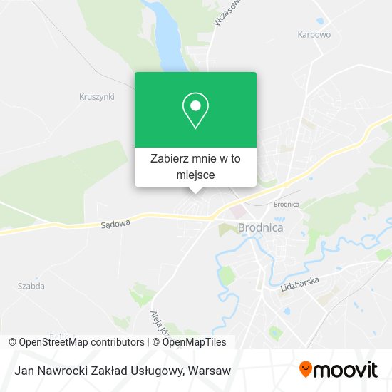 Mapa Jan Nawrocki Zakład Usługowy