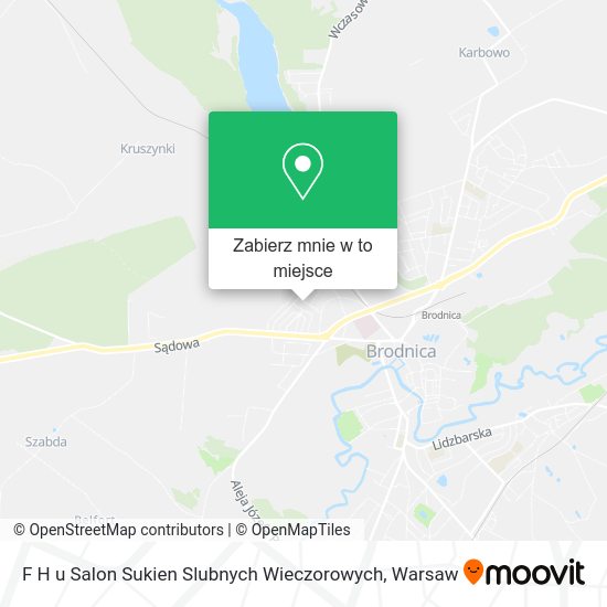 Mapa F H u Salon Sukien Slubnych Wieczorowych