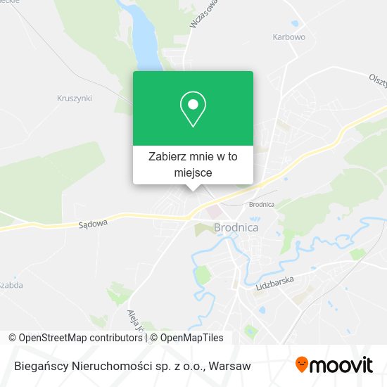 Mapa Biegańscy Nieruchomości sp. z o.o.