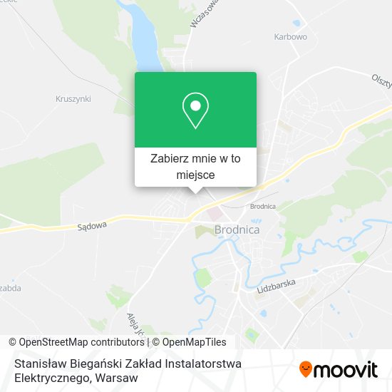 Mapa Stanisław Biegański Zakład Instalatorstwa Elektrycznego