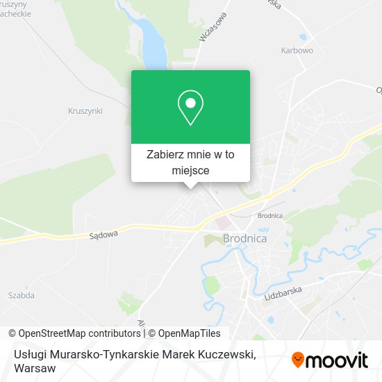 Mapa Usługi Murarsko-Tynkarskie Marek Kuczewski