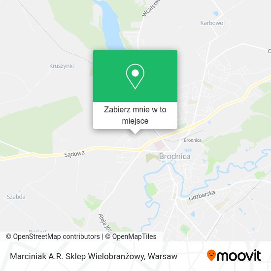 Mapa Marciniak A.R. Sklep Wielobranżowy