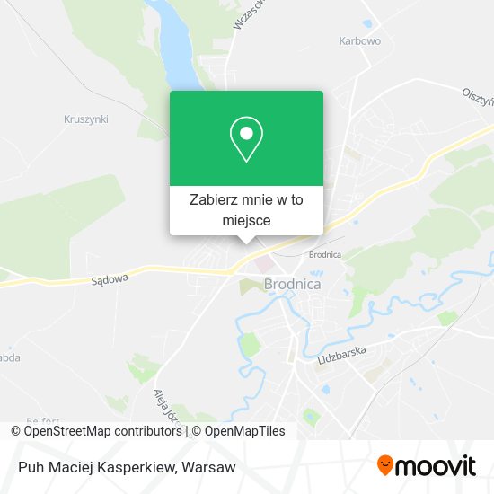 Mapa Puh Maciej Kasperkiew