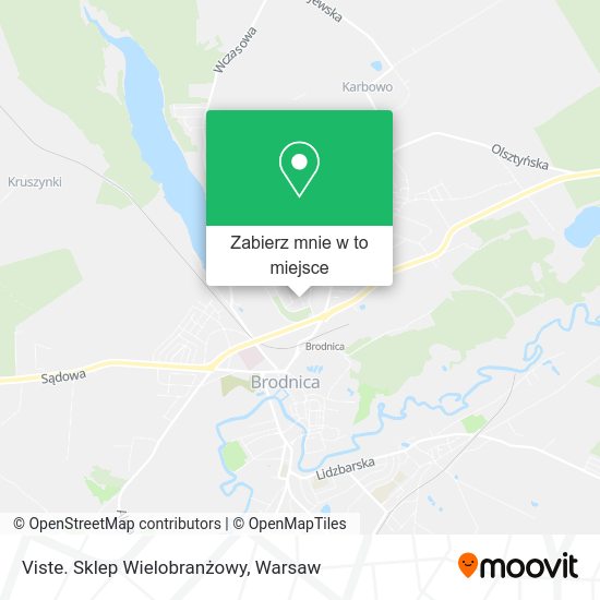 Mapa Viste. Sklep Wielobranżowy