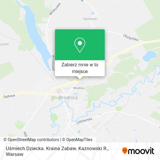 Mapa Uśmiech Dziecka. Kraina Zabaw. Kaznowski R.