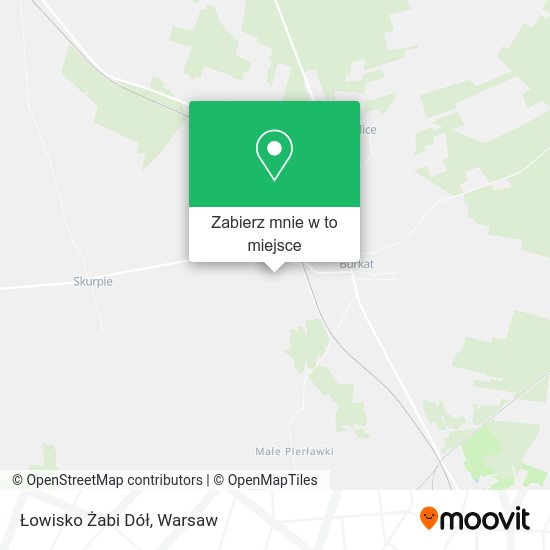 Mapa Łowisko Żabi Dół