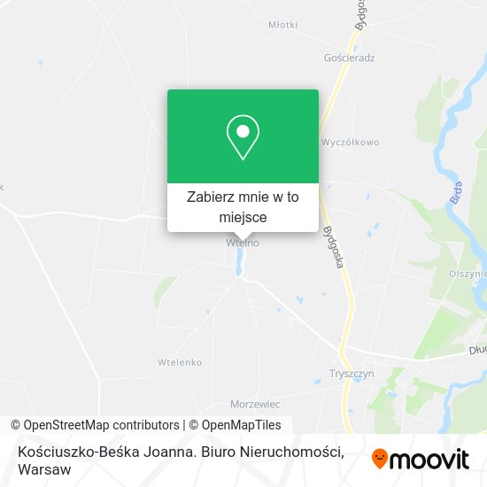 Mapa Kościuszko-Beśka Joanna. Biuro Nieruchomości