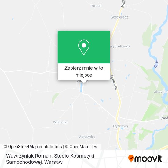 Mapa Wawrzyniak Roman. Studio Kosmetyki Samochodowej