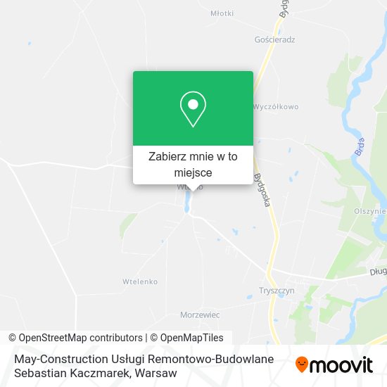 Mapa May-Construction Usługi Remontowo-Budowlane Sebastian Kaczmarek