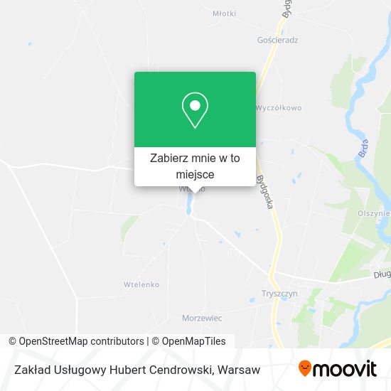 Mapa Zakład Usługowy Hubert Cendrowski