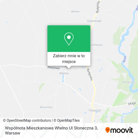 Mapa Wspólnota Mieszkaniowa Wtelno Ul Słoneczna 3