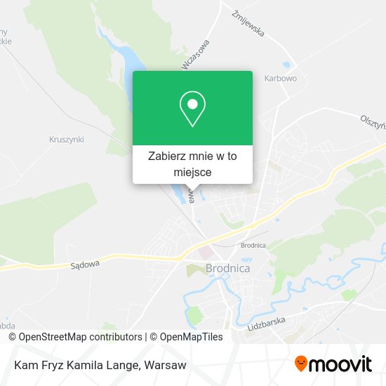 Mapa Kam Fryz Kamila Lange