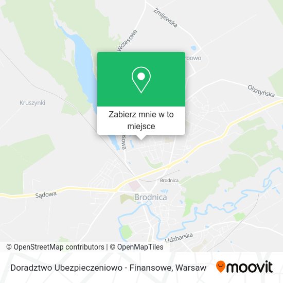 Mapa Doradztwo Ubezpieczeniowo - Finansowe