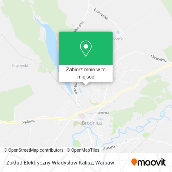 Mapa Zakład Elektryczny Władysław Kalisz