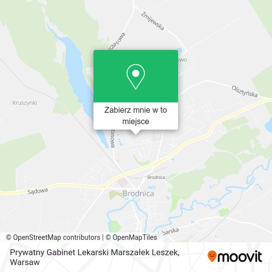 Mapa Prywatny Gabinet Lekarski Marszałek Leszek