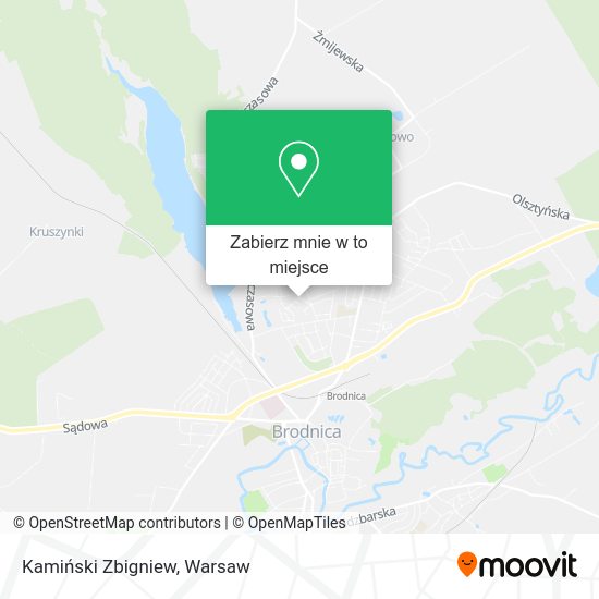 Mapa Kamiński Zbigniew