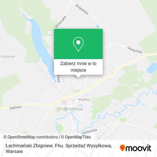 Mapa Łachmański Zbigniew. Fhu. Sprzedaż Wysyłkowa