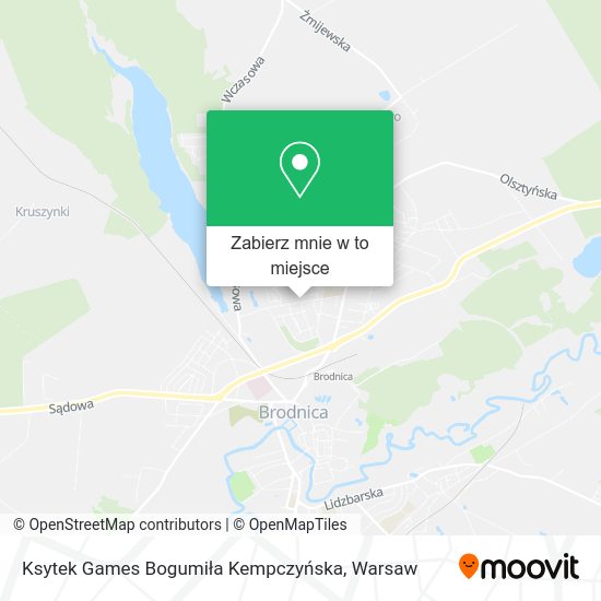 Mapa Ksytek Games Bogumiła Kempczyńska