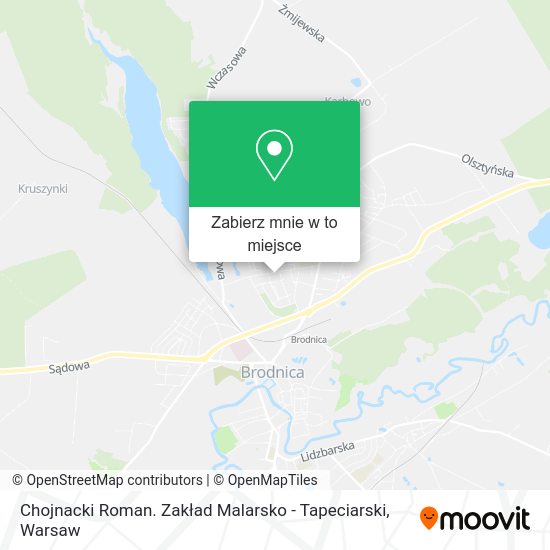 Mapa Chojnacki Roman. Zakład Malarsko - Tapeciarski