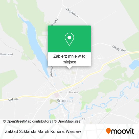 Mapa Zakład Szklarski Marek Konera