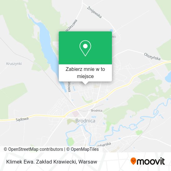 Mapa Klimek Ewa. Zakład Krawiecki