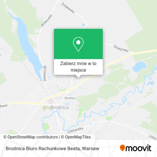 Mapa Brodnica Biuro Rachunkowe Beata