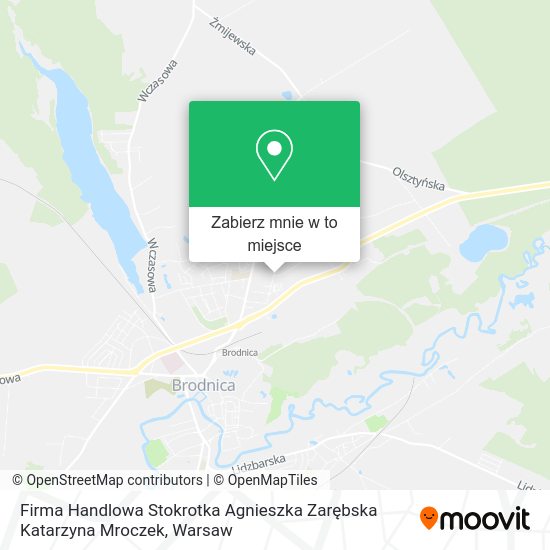 Mapa Firma Handlowa Stokrotka Agnieszka Zarębska Katarzyna Mroczek