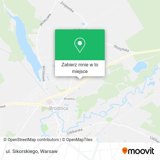 Mapa ul. Sikorskiego