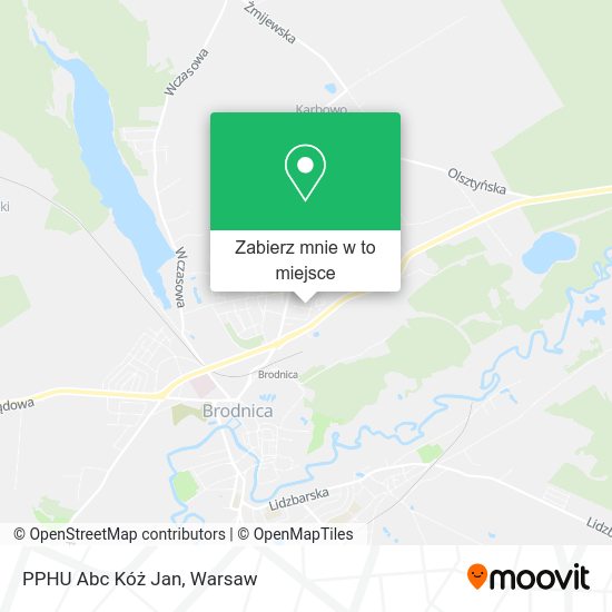 Mapa PPHU Abc Kóż Jan