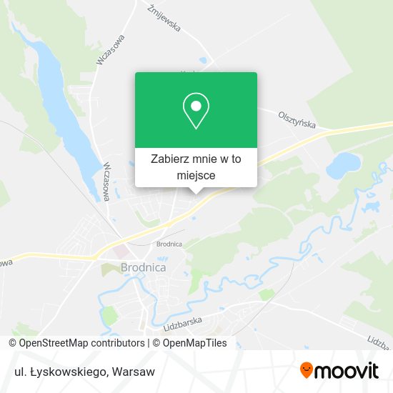 Mapa ul. Łyskowskiego