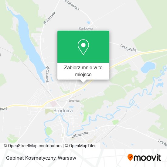 Mapa Gabinet Kosmetyczny