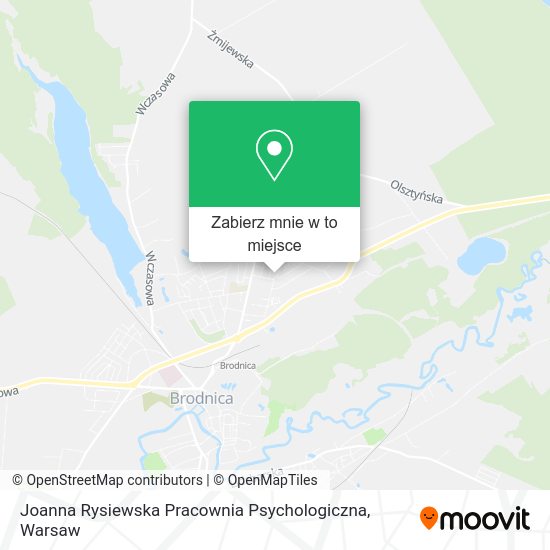 Mapa Joanna Rysiewska Pracownia Psychologiczna