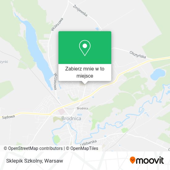 Mapa Sklepik Szkolny