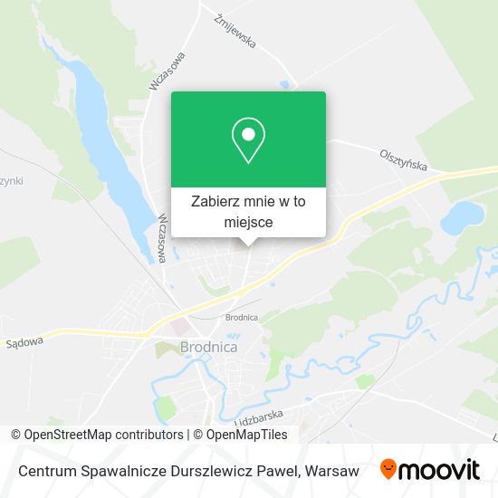 Mapa Centrum Spawalnicze Durszlewicz Pawel