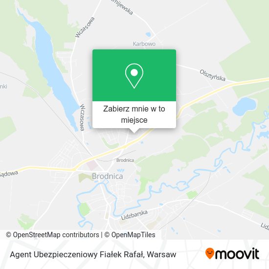 Mapa Agent Ubezpieczeniowy Fiałek Rafał