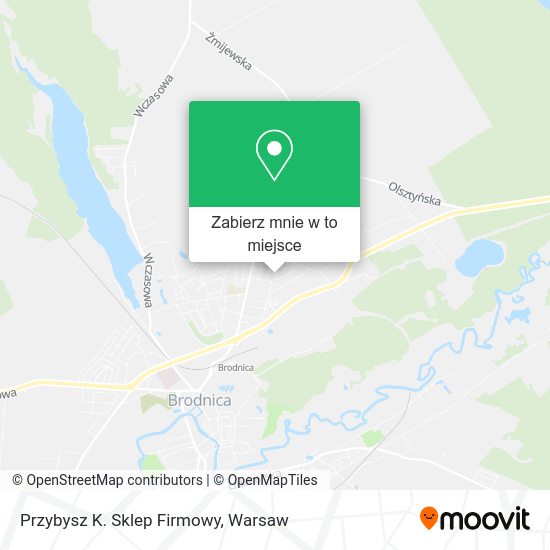 Mapa Przybysz K. Sklep Firmowy