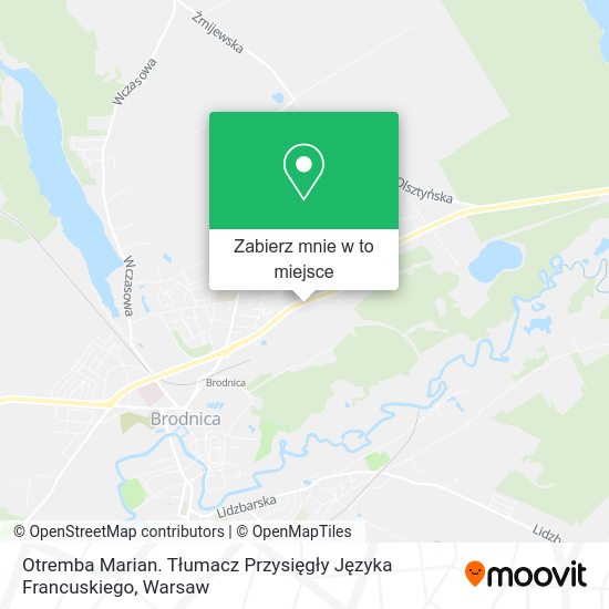 Mapa Otremba Marian. Tłumacz Przysięgły Języka Francuskiego