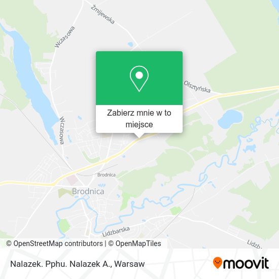 Mapa Nalazek. Pphu. Nalazek A.