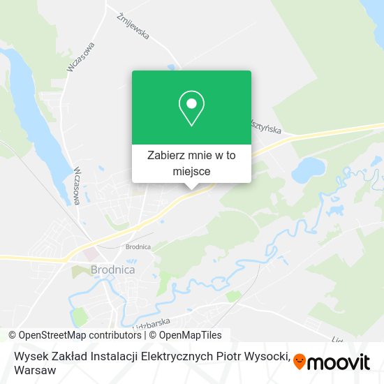 Mapa Wysek Zakład Instalacji Elektrycznych Piotr Wysocki