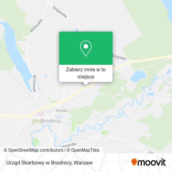 Mapa Urząd Skarbowy w Brodnicy