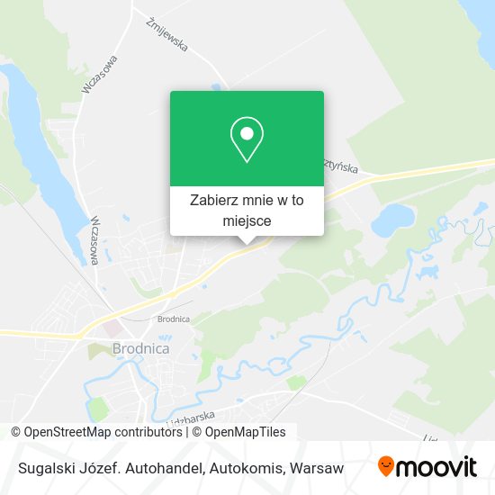 Mapa Sugalski Józef. Autohandel, Autokomis