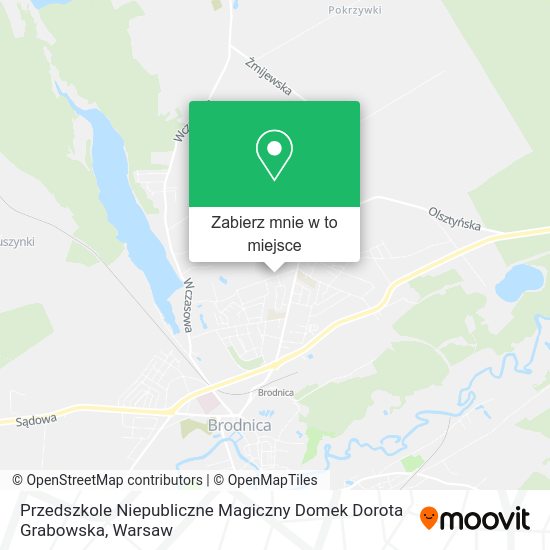 Mapa Przedszkole Niepubliczne Magiczny Domek Dorota Grabowska