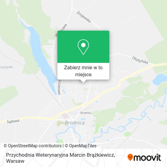 Mapa Przychodnia Weterynaryjna Marcin Brążkiewicz