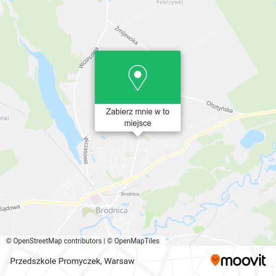 Mapa Przedszkole Promyczek