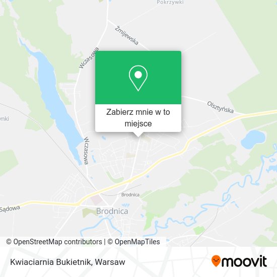 Mapa Kwiaciarnia Bukietnik