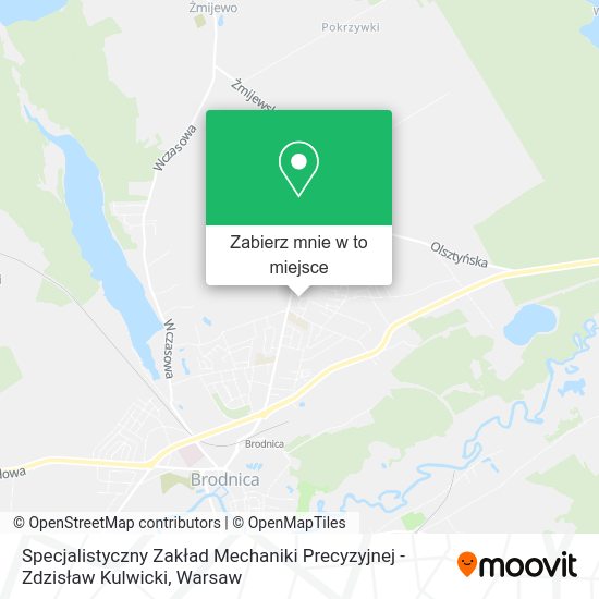 Mapa Specjalistyczny Zakład Mechaniki Precyzyjnej - Zdzisław Kulwicki