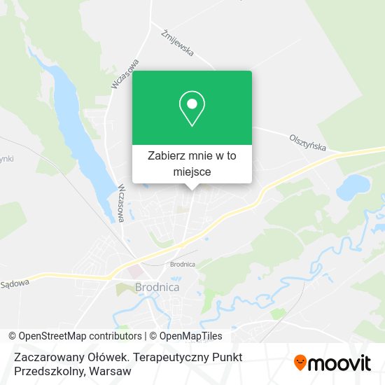 Mapa Zaczarowany Ołówek. Terapeutyczny Punkt Przedszkolny