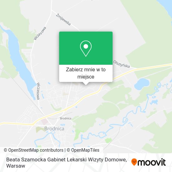 Mapa Beata Szamocka Gabinet Lekarski Wizyty Domowe