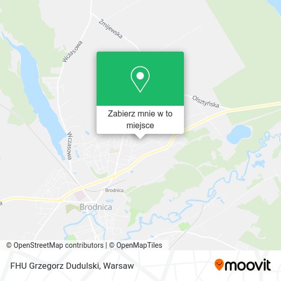 Mapa FHU Grzegorz Dudulski